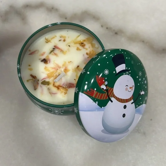 Soy Wax Scented Tin Candle Holiday Gift Box - Picture 7 of 9